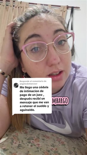 Respuesta a @angelesbntancour Un juez no te va a intimar al pago, a lo sumo te va a llegar una notificación de traslado de la demanda para que te presentes con tu abogado o en su defecto si se inicio el proceso un embargo. Si tenes dudas, consultanos 11 3451 4891 📲 #embargo #juez #notificación #abogada #deuda