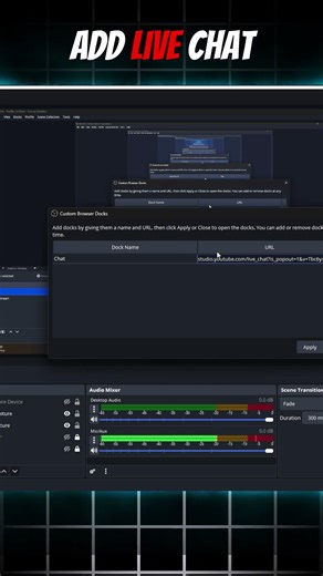 Live Chat Add in OBS 2026 😎 #shorts #viral