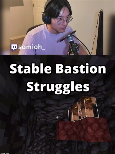 Does anyone else hate the stables bastion?| Socials: https://linktr.ee/samioh #mcsr #minecraft #minecraftfunnymoments #twitchstreamer #twitchclips
