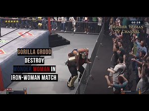 WWE/ W2K23 Gorilla Grodd vs Wonder Woman (Gal Gadot Superheroine) Match #5