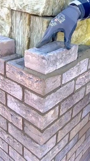 Tonton Sampai Habis! Skill Pasang Bata Yang Bikin Mata Adem! 😍🙌 #shorts