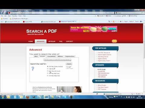 How to search for a PDF | Find PDF files on the web
