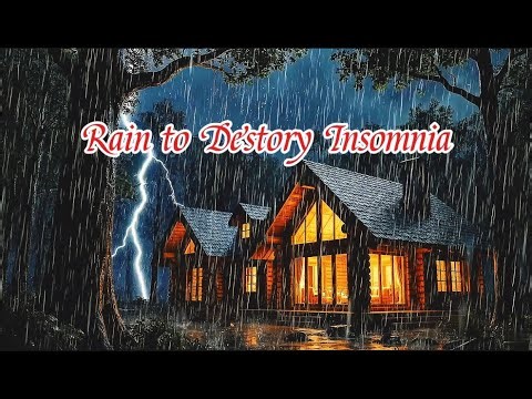 Deep Sleep Rain Sounds for Insomnia Relief and Night Relaxation 🎧
