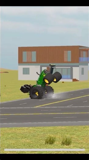“Monster Tractor Crazy Wheelie Stunt 🚜 #BalaTrending #TractorStunts #EpicStunt #MonsterTractor