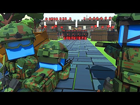 I brought MODERN GUNS to a Medieval CASTLE SIEGE...