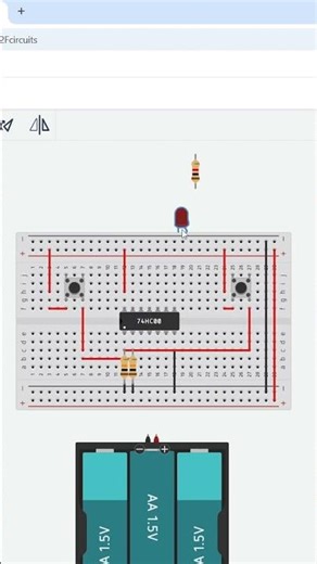 how to build and gate circuit breadboard tutorial