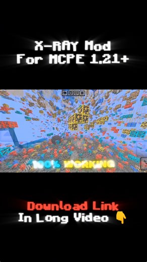 X-RAY Mod for MCPE 1.21+ #minecraft #mcpe