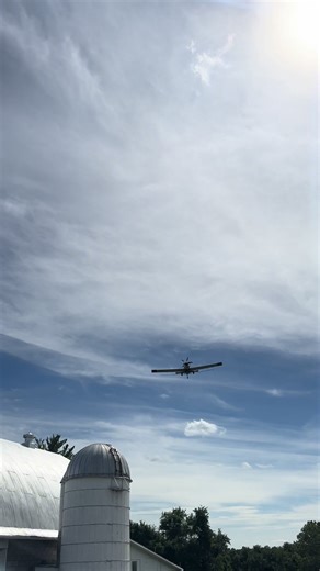 The real definition of “Crop Dusting” #cropdusting #cropduster #crop #rowcrop #aviation #downonthefarm #indiana #corn #barn #farmlife #barnstormer