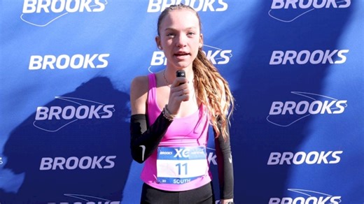 Kaitlyn Estep (NC) finishes eight at Brooks XC South in 17:21