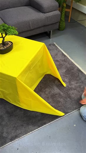 Neat way to wrap the table cover | Ideas en 5 minutos