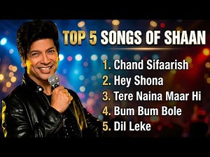 Top 5 Shaan Songs | Best of Shaan | All Time Romantic Hits Collection | Bollywood Jukebox