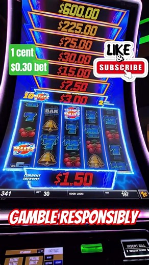 Bone Us or Bonus? Ultra Low Rolling on Quick Hits slot machine #shorts #casino