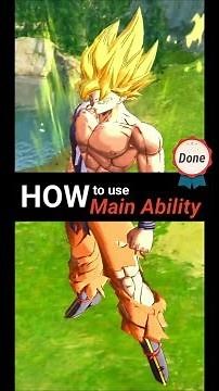 DB Legends - How to use Main Ability? (Slow Motion)