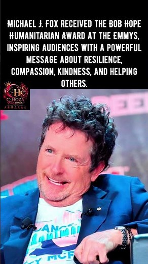 Michael J. Fox Honored at Emmys#MichaelJFox #Emmys2026 #HumanitarianAward