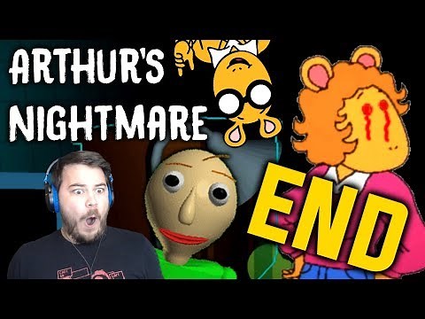 BALDI JUMPSCARE?! | Arthur's Nightmare (Nights 3 and 4) ENDING