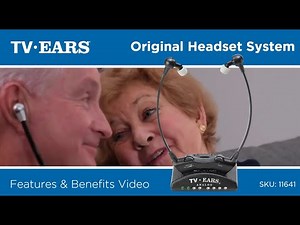 TV Ears Original Headset System - Features and Benefits (SKU: 11641)