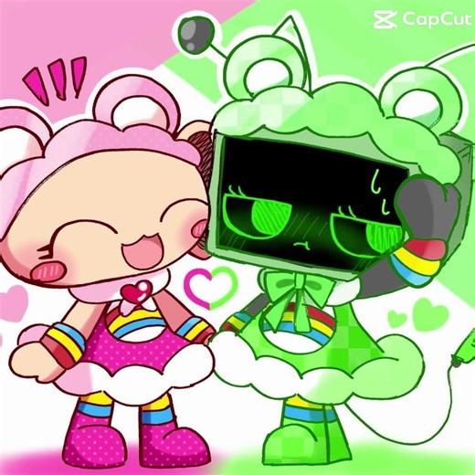 SHELLVISON!🤩 #dandysworld #idk #shellvision #shelly #vee #ship