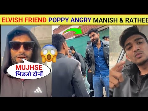 Elvish Yadav friend Poppy challenged Boxer Rathee to Half Engineer 😱| Boxer Rathee Vs Half Engineer