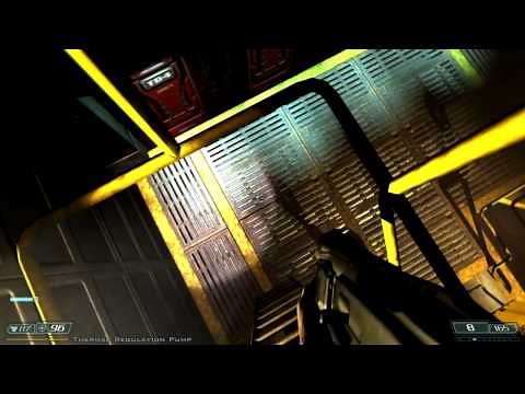 Doom 3 walkthrough - Caverns Area 1