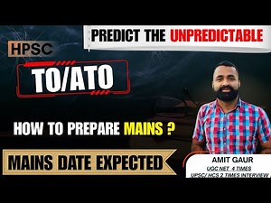 HOW TO START MAINS PREPERATION || HPSC TO/ATO 2025