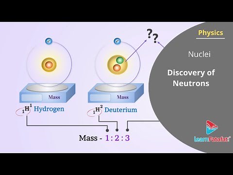 Nuclei Class 12 Physics Chapter 13 - Discovery of Neutrons