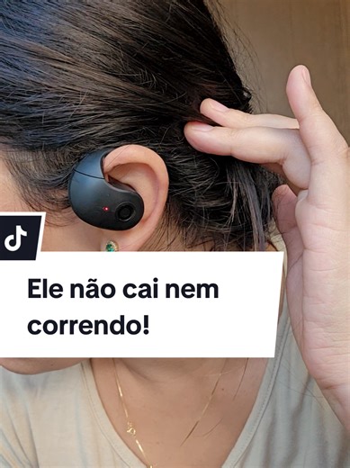 Finalmente um fone que não fica escorregando! Modelo anti queda, confortável e com som de qualidade. Ideal pra quem treina ou vive na correria. Ja clica no carrinho laranja 🧡 #fonedeouvido #foneantiqueda #acessorios #tiktokshopbr153 #tiktokshopbr33