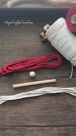 How cute are these macrame gnome ornaments! Want a touch of handmade decor to your tree this year, then grab your gnome ornament on my Etsy today! • Lots of other Christmas decor on my Etsy as well! Don’t forget to check it out • Etsy link is in my bio and the same name as here. • #macrame #macrameornament #macramegnome #macramechristmas #handmadechristmas #handmadeornaments | AngscraftsnCreations Macrame