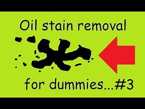 How to remove oil stains from block paving. Part 3
