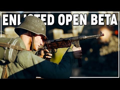 FIRST LOOK WAR THUNDER INFANTRY | Defending NORMANDY June '44 | Enlisted OPEN BETA Gameplay