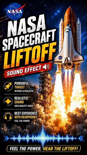 🚀 NASA Rocket Launch Sound – Real Liftoff Audio