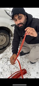 Testing Plastic Snow Chains ❄️ | Do They Really Work 🤔 #snow #viralvideo #Winter #review #trendingnow | Akhoon Zahur