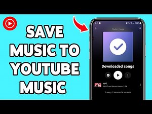How To Save YouTube Music To YouTube Music App 2025 | Download & Add Songs To Library