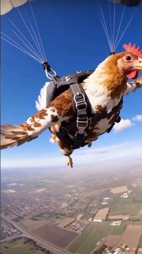 Did This Chicken Really Go Skydiving?
