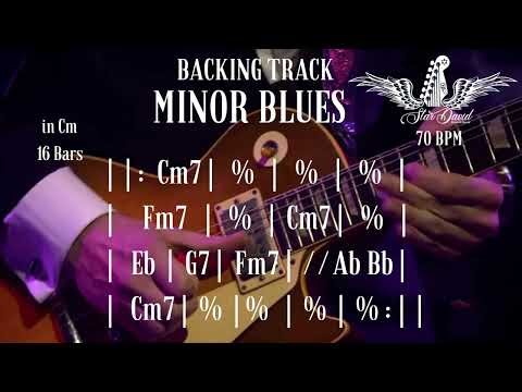 Backing Track Minor Blues in Cm