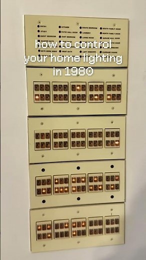 we love these 80s home features ❤️ #smarthome #1980s #retrotech