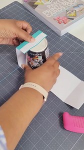 For those wondering how to assemble our noodle cup box template. Printed on 8.5x11 Party Printables Cardstock, trim to size, fold at score marks, adhere with double sided tape. Template marks what to adhere to top/ bottom. That's it! | Pretty Party & Crafty