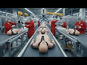 Inside the Mega - Factory Mass Producing Humanoid Robots (Full Process) | Factory Processes
