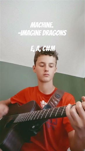 Machine-Imagine Dragons guitar tutorial (with amp)