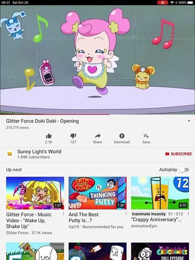 Glitter Force Doki Doki Theme Song