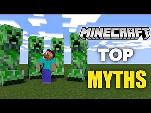 Top 10 Mythbusters in MINECRAFT | MINECRAFT Myths