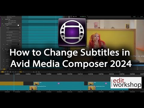 How to Change Subtitles in Avid Media Composer