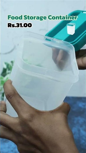 🥡 Smart Seal Plastic Food Storage Container – 1200 ML ✨ #DeoDap