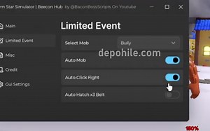 Roblox Gym Star Simulator Script Farm, Oto Dönüş Hilesi 2025