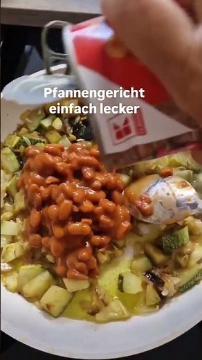 Solche Rezepte einfach super schnell gemacht , Zucchini mit scharfe Bohnen#rezept #ThermyMarry #LM#
