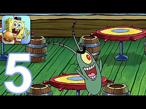 SpongeBob: Krusty Cook-Off - Gameplay Walkthrough Part 5 - The Krusty Krab (iOS, Android)
