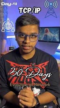 Evolution Of Network Series: Day-4 of 30 (TCP/IP) #brostechtv #ytshorts #youtubeshorts #network