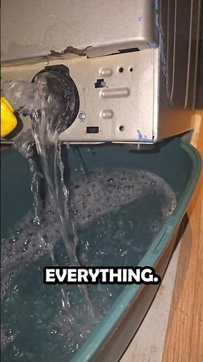 Blockage in Hotpoint washing machine pump #diy #appliancerepair #fyp #howto #righttorepair