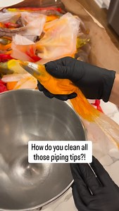 1.2M views · 4.3K reactions | 﫧 Cleaning 92 piping tips 﫠 I dread this process after each decorating class but somebody’s gotta do it  Thankfully this process makes it somewhat tolerable. Or at least that’s what I tell myself  How do you clean your piping tips?! Tell me in the caption ⬇️ #homebaker #cakeartist #phillybaker #cakemaker #cakeworkshop #cupcakeworkshop #cakery #smallbusinessowner | A Whisk Worth Tasting LLC | Facebook