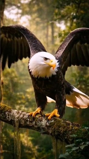 Powerful Eagle Call Before Takeoff #naturesounds #relaxingnature #birdsounds