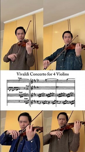 Vivaldi Concerto for 4 violins